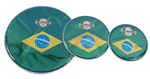 Contemporânea Fell, Hologramm, Ø 11", brasilianische Flagge