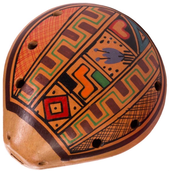   Ocarina, Inka-design, 7 x 9cm